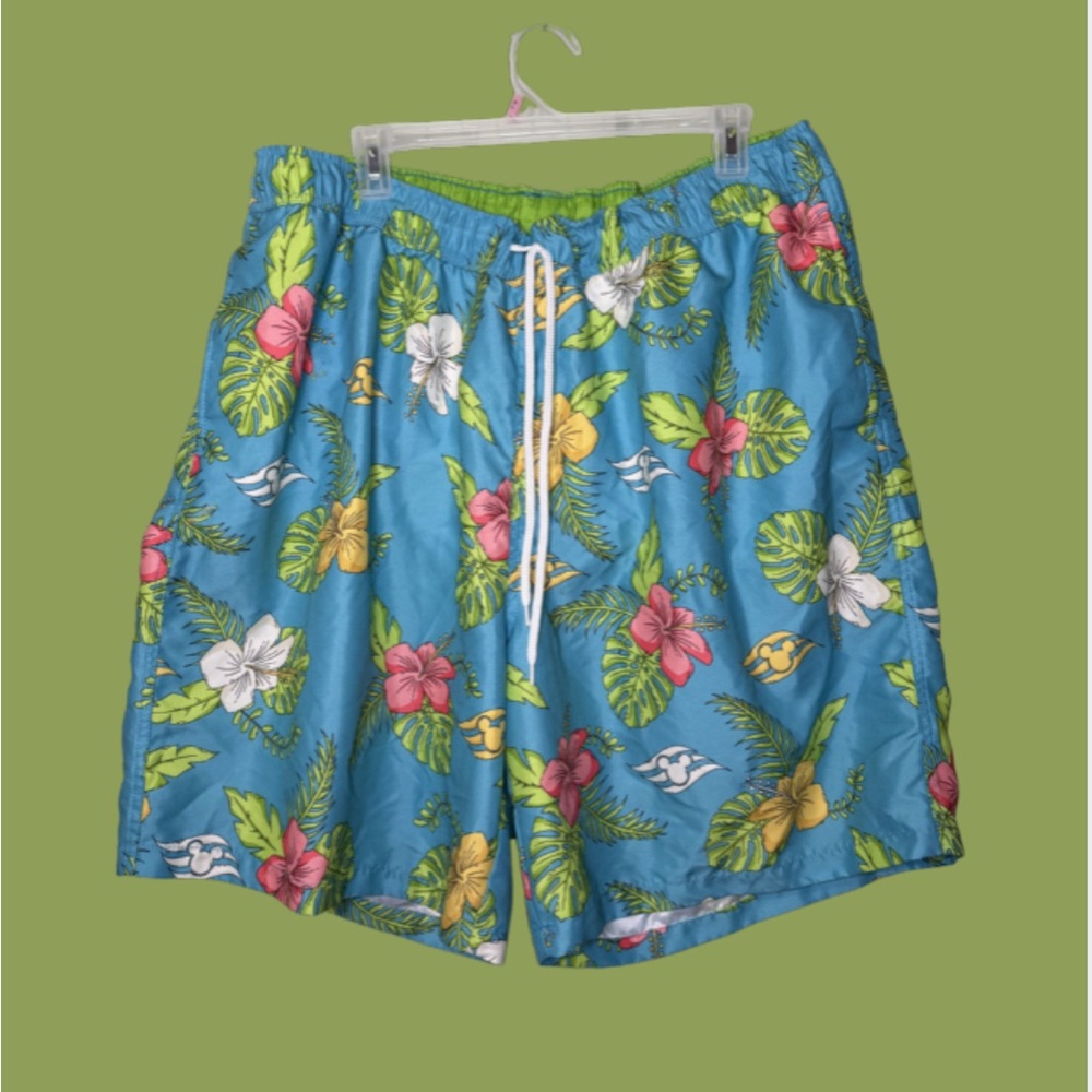 Men's Disney Cruise line swim trunks